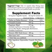 Liver Support Supplement by Doctors Nutra Nutraceuticals, Triple Strength Formula with Silymarin, Artichoke Extract and N-Acetyl L-Cysteine, 60 Count