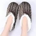 thumbnail image 4 of 1Pairs Womens Thick & Warm Slipper Socks with Non Slip Grippers - House Socks, 4 of 5