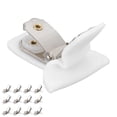 thumbnail image 3 of 12pcs Padded Comforter Clips, Preventing Comforters From Shifting, Blanket Fasteners Clips To Secure Bedding, White Duvet Clips For Bed, 3 of 8