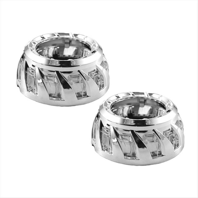 Piezas de Accesorios para Modificar Faros Delanteros, Lente de Proyector LED de Xenón de 3 Pulgadas, Cubierta Espiral, Luz Integrada, Cubierta de Luz Diurna.