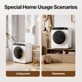 thumbnail image 5 of 110V Portable Clothes Dryer 830W Compact Laundry Dryers 2 cu.ft Electric Machine with Stainless Steel Tub for Apartment,RVs,Dorms,12LBS drying machine Clothing Dryer secadora portatil de ropa, 5 of 8