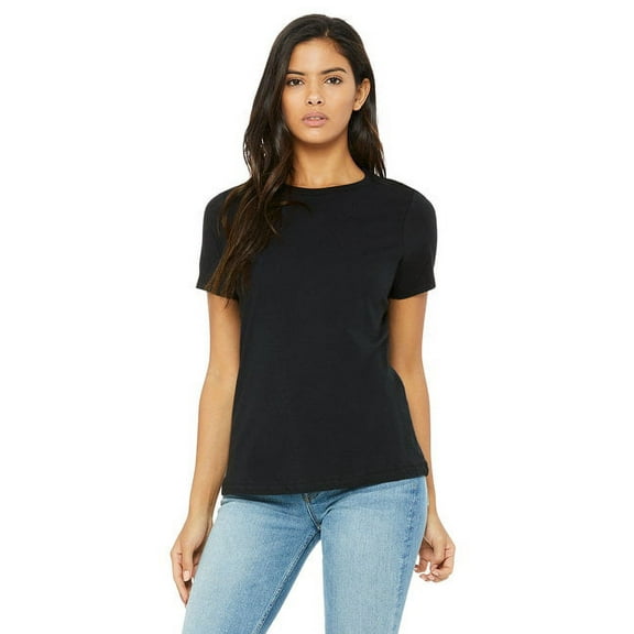 Ladies' Relaxed Jersey Short-Sleeve T-Shirt - VINTAGE BLACK - 2XL