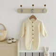 thumbnail image 2 of Coerni New born Baby Long Sleeved Plush Knitted Sweater Crawling Suit Baby Boys Girls Cute Warm Knitwear Fall Winter Clothes, 2 of 5