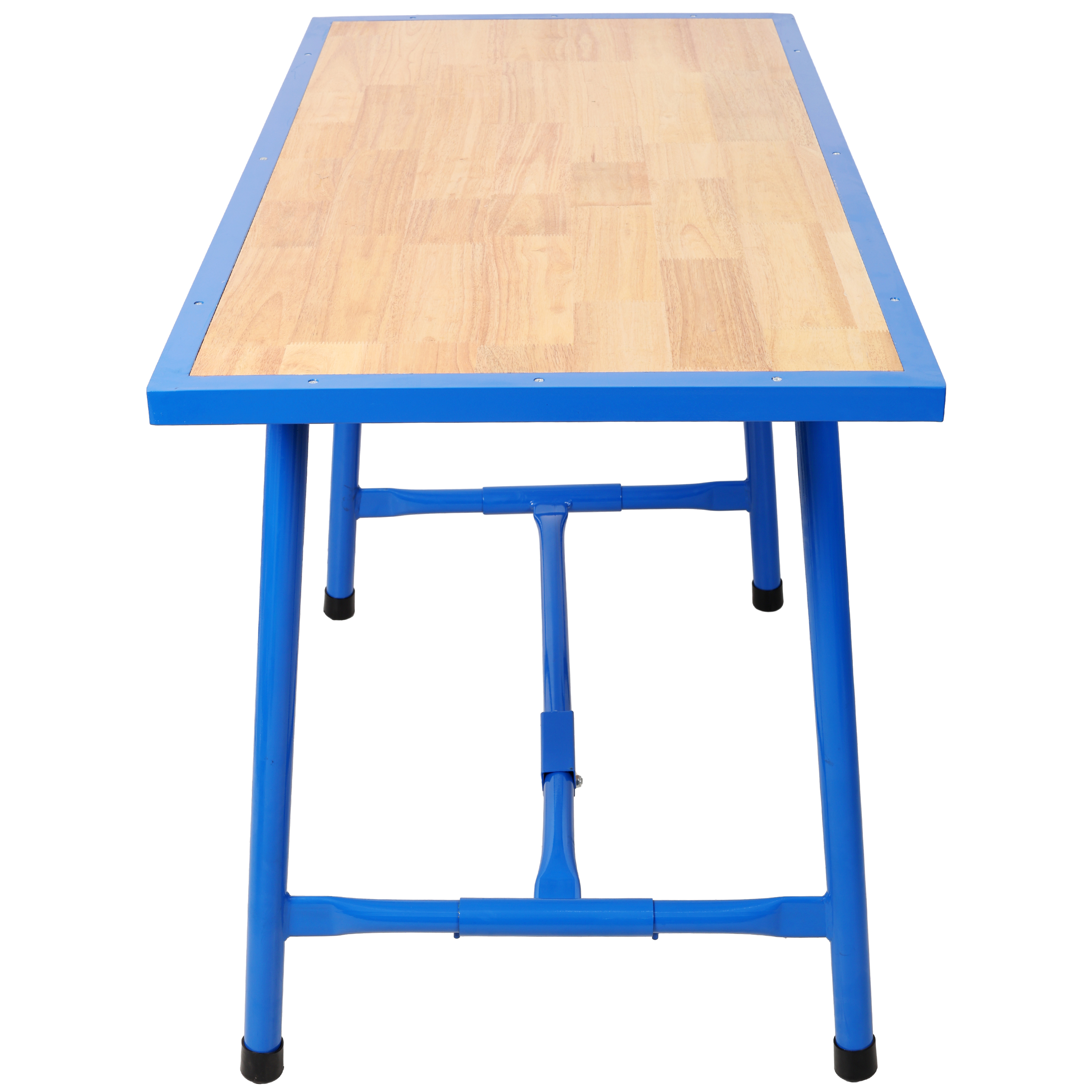 Foldable Work Bench, Workshop Tool Bench,Packing Table Mounting Table Assembly Table,660Lbs Load Capacity, for Workshop, Garage, bBlue