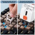thumbnail image 2 of Kit de limpieza de teclados Ordilend paquete de 2 con cepillos y spray, 2 of 8