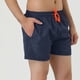 thumbnail image 2 of Pantalones cortos de natación con forro de malde color sólido con cintucon cordón pahombre Azul marino 36, 2 of 6