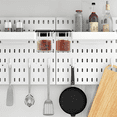 thumbnail image 2 of 4 Pcs Pegboard Accessories with Lid, 3.9 X 3.2 X 3.2 Inch Pegboard Bins with Hooks, Clear Plastic Pegboard Containers, 2 of 6