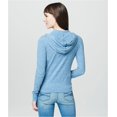 thumbnail image 2 of Aeropostale Sudadera con capucha Heathered FZ para mujer, azul, mediano Aeropostale Sudadera, 2 of 2