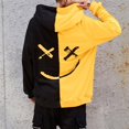 thumbnail image 1 of Spring and autumn new streetwear trend men's sweater casual men's and women's pullover hoodie trend two-color stitching topXXXL Gao Jinjia LED, 1 of 2