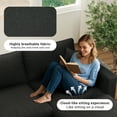thumbnail image 4 of Gtilzria Cloud Modular Sectioanl Sofa Couch, Comfy Modern Sectioanl Cloud Couch L-shaped Modular Down Filled Sofa with Ottoman for Living Room Apartment Office, Black, 4 of 17
