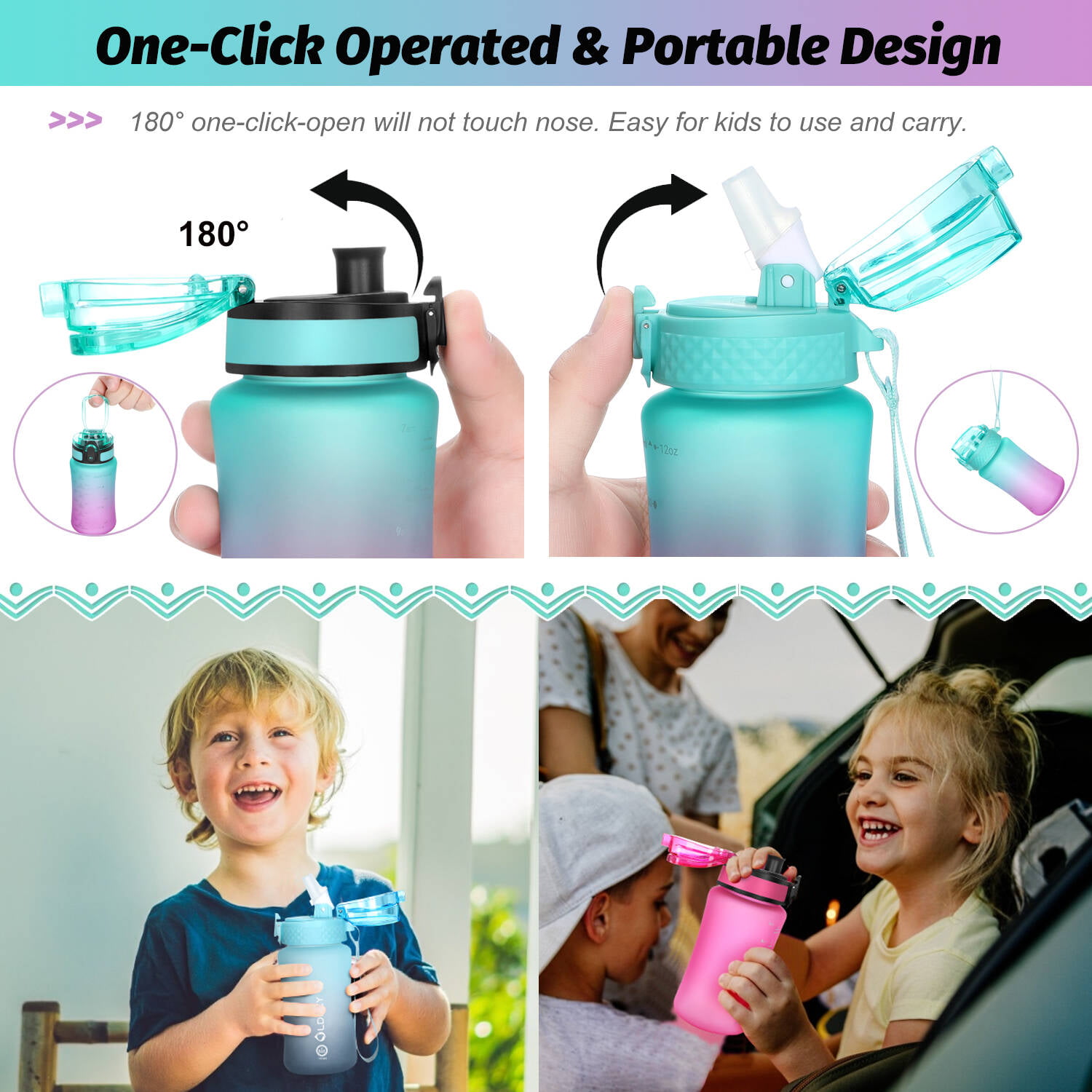 Anti-Spill Baby Bottle with Drinking Cup for Toddlers – TheToddly