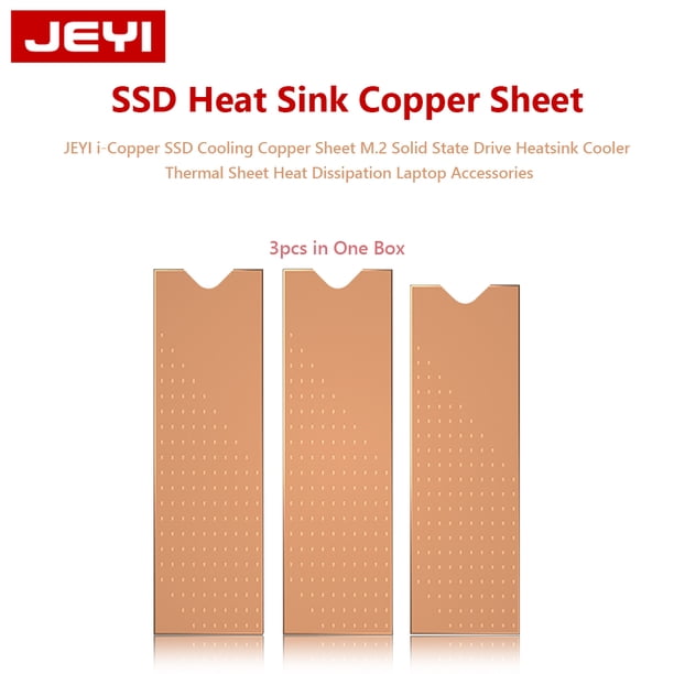 Hoja De Cobre Del Disipador De Calor Ssd JEYI i-Copper SSD Refrigeración Hoja de cobre Hoja térmica Accesorios para portátiles Ndcxsfigh Para estrenar