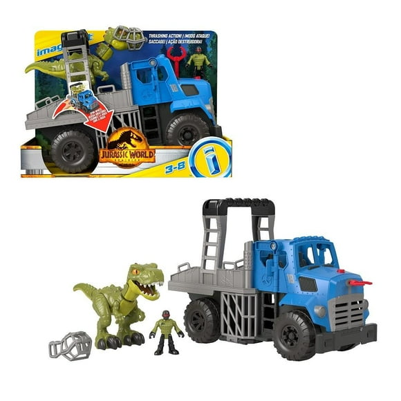Figura de acción Imaginext Jurassic World Transportadora de Dinosaurios