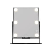Impressions Vanity Hollywood Tri Tone LED Makeup Mirror with 360 Degree Tilt (Rose Gold)