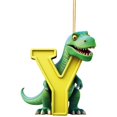 thumbnail image 1 of CAIROYAR Dinosaurio navideño acrílico 26 letras dinosaurio navideño cubierta candelabro letras A adorno acrílico para cadena L7P8 adornos Z, 1 of 7
