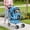 Blue, variant on XF XINFENG Pet Stroller, 4 Wheel Foldable Dog Cat Stroller for Small Medium Dogs & Cats, 33 lbs Capacity Jogger Stroller with Cup Holder & Storage Basket, Black