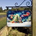 thumbnail image 3 of Merry Christmas and Happy New Year Santa Miniature American Shepherd Holiday Xmas Winter 2025 Horizontal Metal Aluminum Sign MAS Dog Lover Gifts Wall Art Home Decor - 00024, 3 of 5