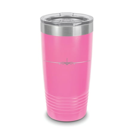 

RB-57 Tumbler 20 oz - Laser Engraved w/ Clear Lid - Polar Camel - Stainless Steel - Vacuum Insulated - Double Walled - Travel Mug - rb57 strategic reconnaissance aircraft