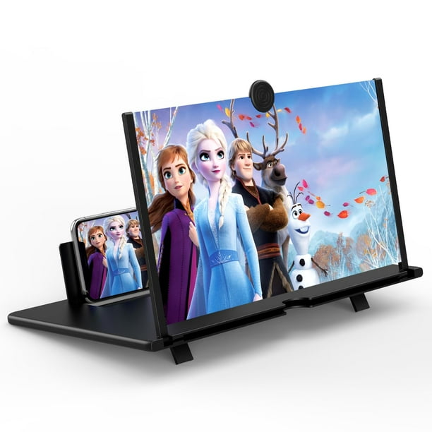 Ampliador de pantalla Firjuty 3D HD de 12 pulgadas para teléfono celular