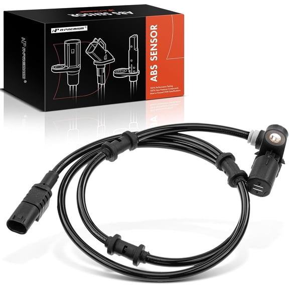 A-Premium ABS Wheel Speed Sensor Compatible with Mercedes-Benz Models - ML320 1998-2003, ML430 1998-2001, ML500 2002, ML55 AMG 2000-2003 - Front Left Driver Side, Replace# A1635400717, 1635400717
