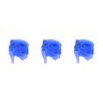 thumbnail image 3 of Sonducket Bufandas cuadradas Pañuelo de gasa Accesorios de tela Accesorio sedoso Accesorio de fiesta de moda para representaciones teatrales Royalblue Type1 NO1 Sonducket CBP321271, 3 of 6
