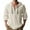 Khaki, variant on Half Zip Pullover Men 2026 Spring Fall Long Sleeve Lightweight Cotton Linen Hooded Shirt Mens Hoodie