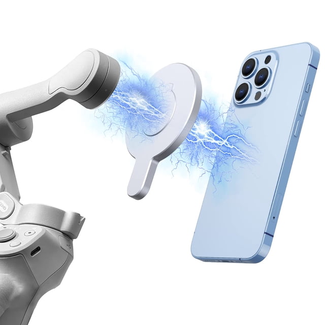 Abrazadera magnética con soporte de anillo para estabilizador DJI Osmo Gimbal