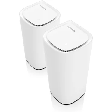 Linksys Velop Pro 6E WiFi Mesh System | Two Cognitive Mesh Tri-Band routers with 5.4 Gbps (AXE5400) Speed | Whole Home Coverage up to 6,000 sq ft | Connect 200  Devices | 2Pk MXEC622 | 2023 Release