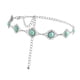 thumbnail image 2 of Cadena de cintura para el vientre, de metal multicapa, para playa, para mujeres y niñas. Estilo F, 2 of 9