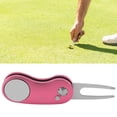 thumbnail image 3 of Golf Pitchfork, Golf Divot Repair Tool Portable Corrosion Resistant Rustproof  for Outdoor for Golf Pink,Blue,Grey,Purple, 3 of 7