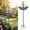 Gray, variant on Solar Bird Bath Fountain for Outside, Bird Bath with Metal Stake Stand, Upgraded Spray System Outdoor Water Fountain, Attracts Birds for Garden, Yard, Patio & Lawn Decor 35"