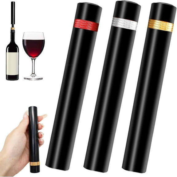 Aeropop Wine Opener, Loritia Arropop Wine Opener, Aero Pop Wines Openers, Type Wines Bottle Openers, Travel Portable Pocket Air Pressure Pump Bottle Open (3PCS)