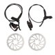thumbnail image 1 of Juego De Frenos De Disco Hidráulico Para Bicicleta De Montaña, Superficie Anodizada, Superficie Tratada Mate, Kit De Freno De Disco Hidráulico Para Bicicleta De Gran Estabilidad, 1 of 7