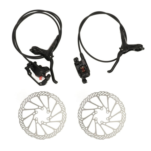 Juego De Frenos De Disco Hidráulico Para Bicicleta De Montaña, Superficie Anodizada, Superficie Tratada Mate, Kit De Freno De Disco Hidráulico Para Bicicleta De Gran Estabilidad