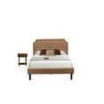 thumbnail image 6 of East West Furniture Granbury 2-Piece Wooden Full Bedroom Set in Brown/Walnut, 6 of 8
