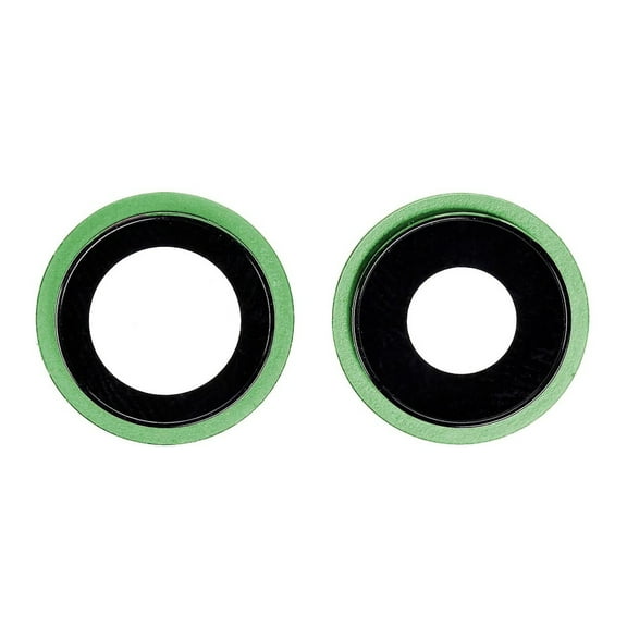 Replacement Rear Camera Glass Lens With Cover Bezel Ring For Apple iPhone 12 / iPhone 12 Mini - Green