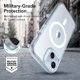 thumbnail image 5 of Funda de teléfono ESR para iPhone 15 con MagSafe de grado militar transparente, 5 of 8