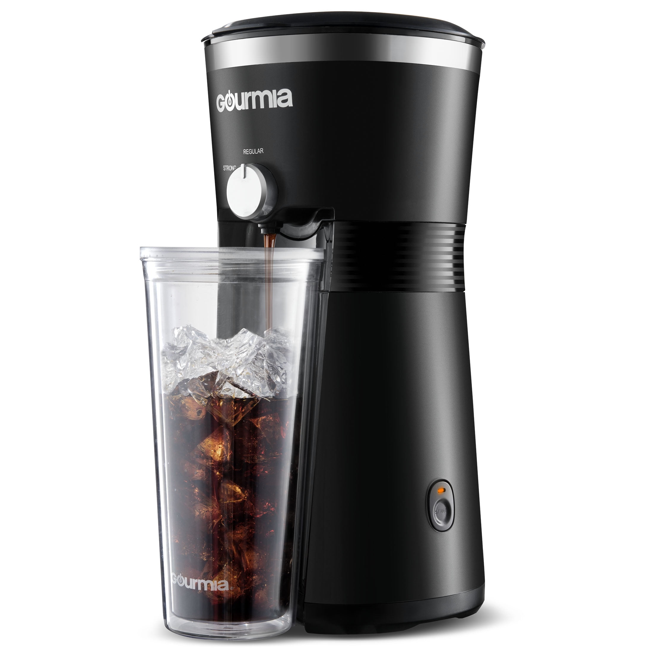 Coffee Machine, Gourmia GCM3259R 12-Cup Programmable Hot & Iced