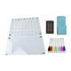 thumbnail image 4 of Tablero de borrado seco acrílico pizarra acrílica con tablero de planificadores de marcadores para refrigerador 40cmx30cmx3cm, 4 of 8