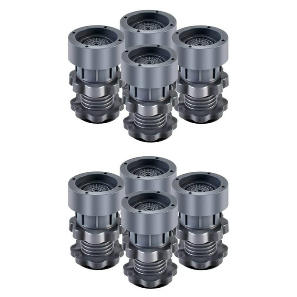 2X Soporte de Almohadillas de Pies de Lavadora Alfombrilla Ajustable Altamente Antideslizante Almohadilla Antivibraciones para Lavadora Y Secadora