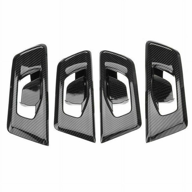 Pour Honda CR-V 2017-2021 Style Fibre de Carbone Garniture de Poignée de Porte Intérieure Auto 4x