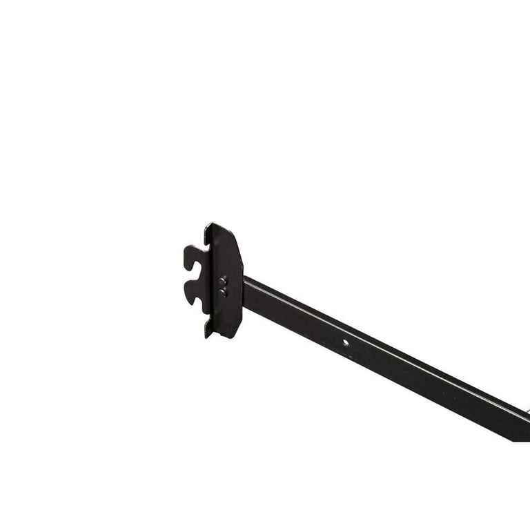 Metal bed rails with clearance hooks