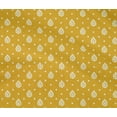 thumbnail image 4 of oneOone Cotton Flex Gamboge Yellow Fabric Ethnic Bandhani Sewing Material Print Fabric By The Yard 40 Inches Wide, 4 of 4