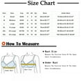 Tuinofas Front Closure Bras for Older Women Sports No Underwire Lisa