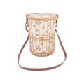 thumbnail image 1 of VALINK Weaving Wicker Hollowed Flower Basket with Handle for Home Decoration, 1 of 7