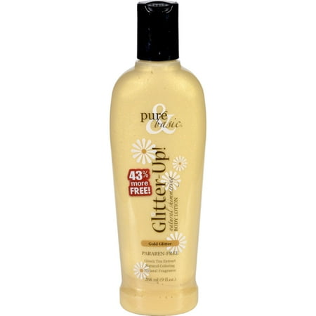 Pure and Basic Body Lotion - Glitter Up - Gold Glitter - 9 ...