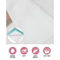 thumbnail image 4 of Aqua White Ombre Hand Towels Set,Waffle Weave Kitchen Towels 3PCS,Chic Modern Funny Abstract Striped Art Microfiber Hair Face Bath Tea Towel Absorbent Quick Drying Cleaning Dish Cloths,15.7"x23.6", 4 of 7