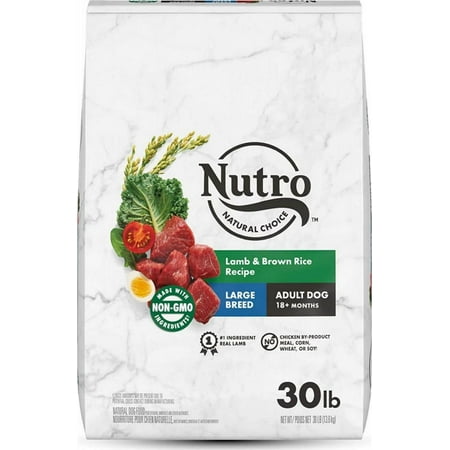 Nutro Natural Choice Lamb and Brown Rice Large Breed Adult Dog Food 30 lb