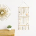 Necklace Holder, Hanging Jewelry Organizer with 30 Hooks Wall Mounted ...