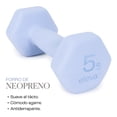 thumbnail image 4 of Set De Mancuernas ELEVA  ELEVA-KOS5 Hexagonales Con Forro De Neopreno De 5 Lb Color, 4 of 5